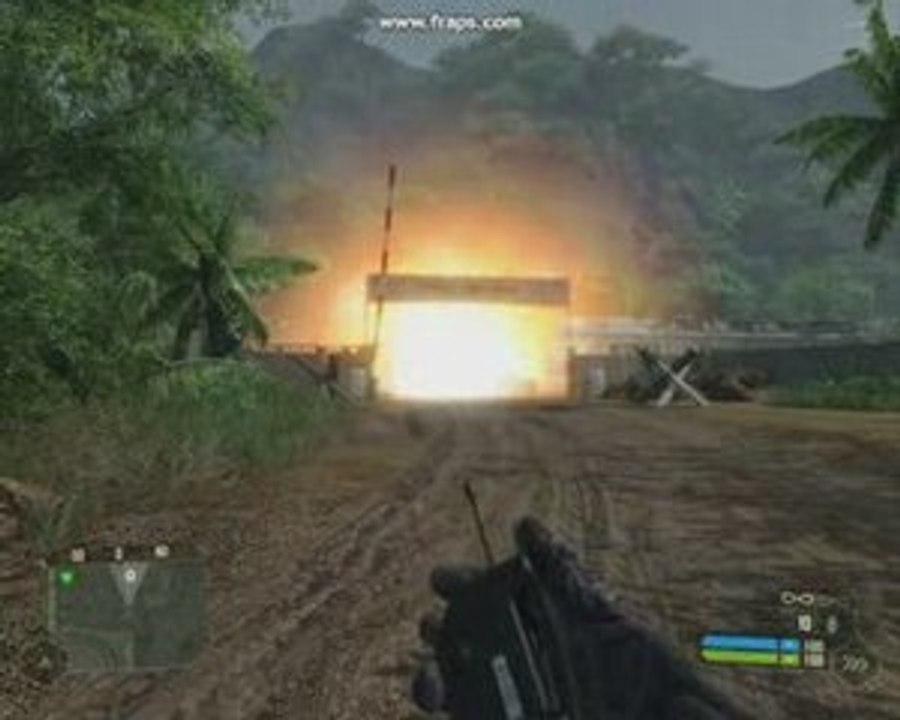 explosion et gravité dans crysis