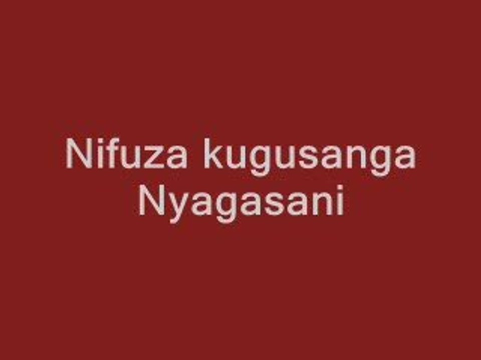 Kizito Mihigo - Nifuza kugusanga Nyagasani