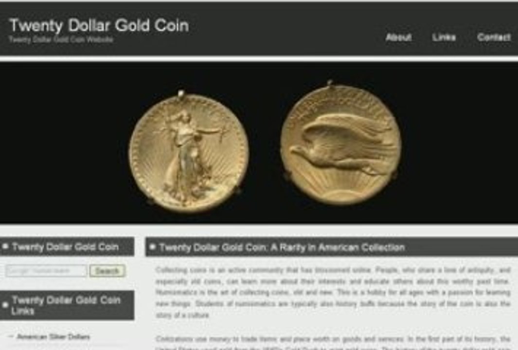 twenty dollar gold coin
