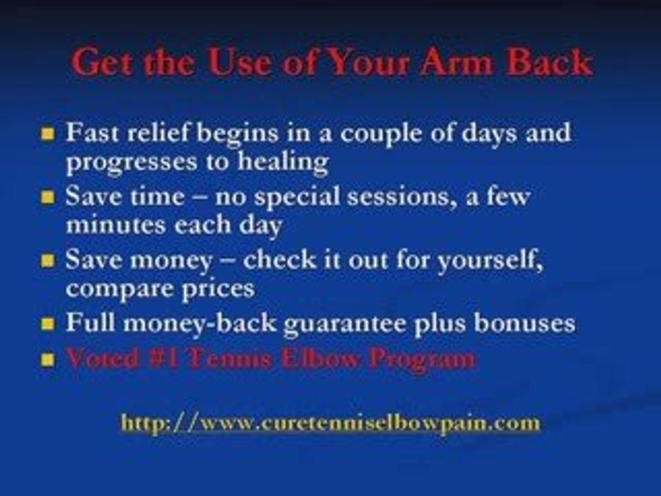 Stop Lateral Epicondylitis Pain