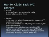 PPI Mis-selling Claims