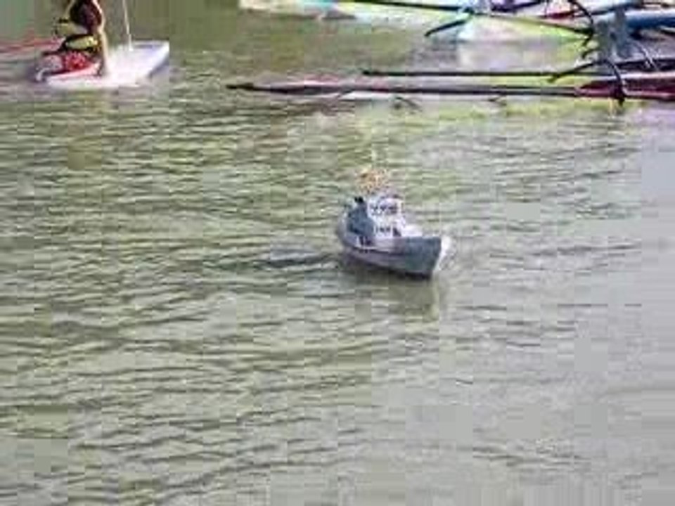 Maquette d'un bateau de sauvetage polonais