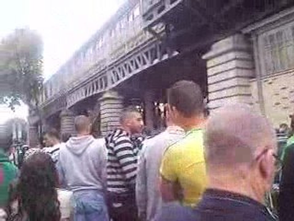 allez les vert "barbes en flammes"