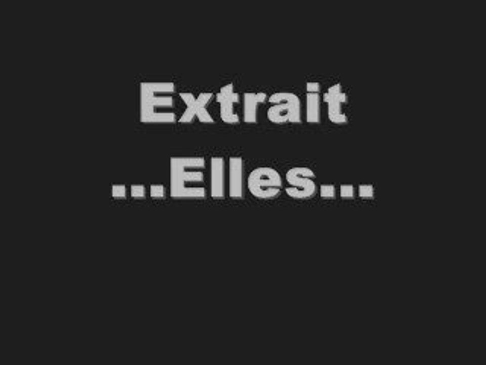Extrait Elles
