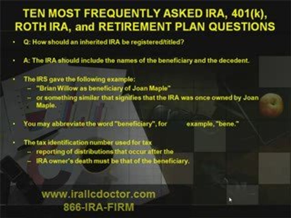 Self-Directed IRA Question Atlanta will NEVER be Asked!!