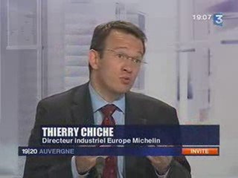 Thierry CHICHE, directeur industriel Europe  Michelin