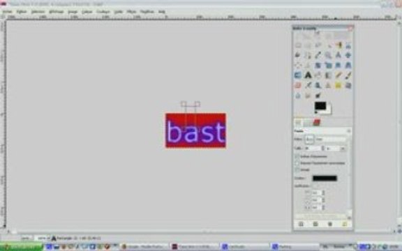 tuto effet neon sur GIMP