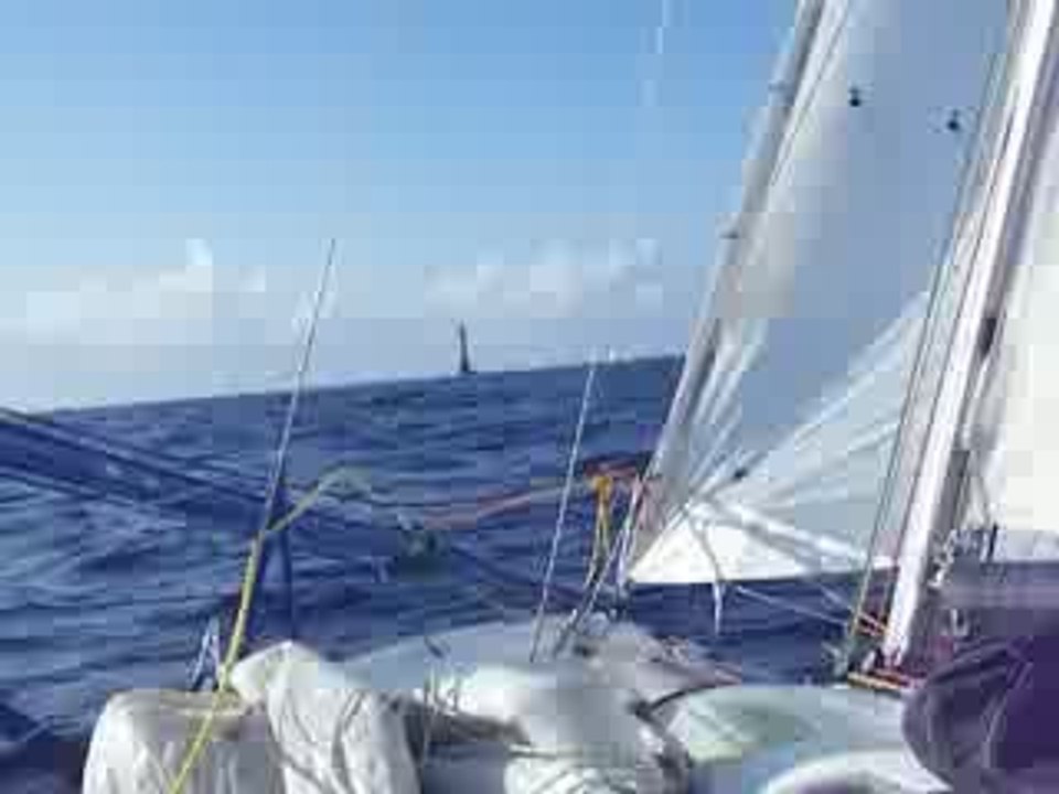 Mini Fastnet : passage de Wolf Rock