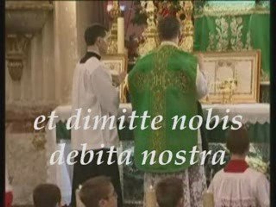 Notre Père en Latin Vidéo Dailymotion