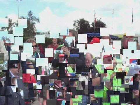 Manifestation de solidarité envers les Bibs de Blanzy