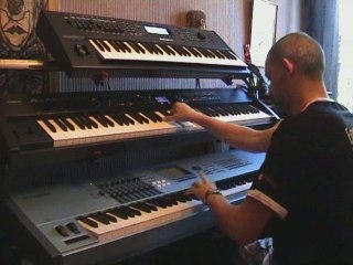 Roland RD700GX - Yamaha Motif XS8 - Kurzweil PC361