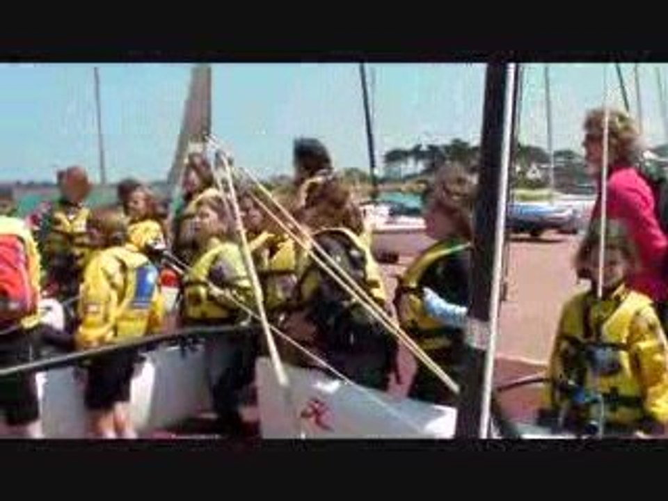 Stage de voile à Port Blanc de l'Ecole de Pouldouran