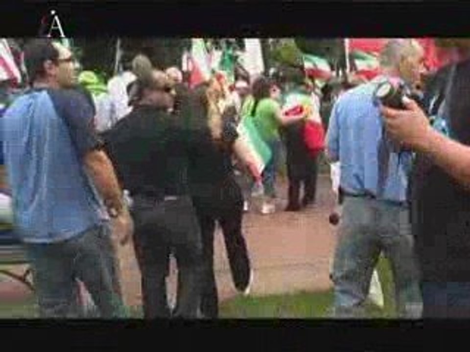 Iran Protesters Confront White House