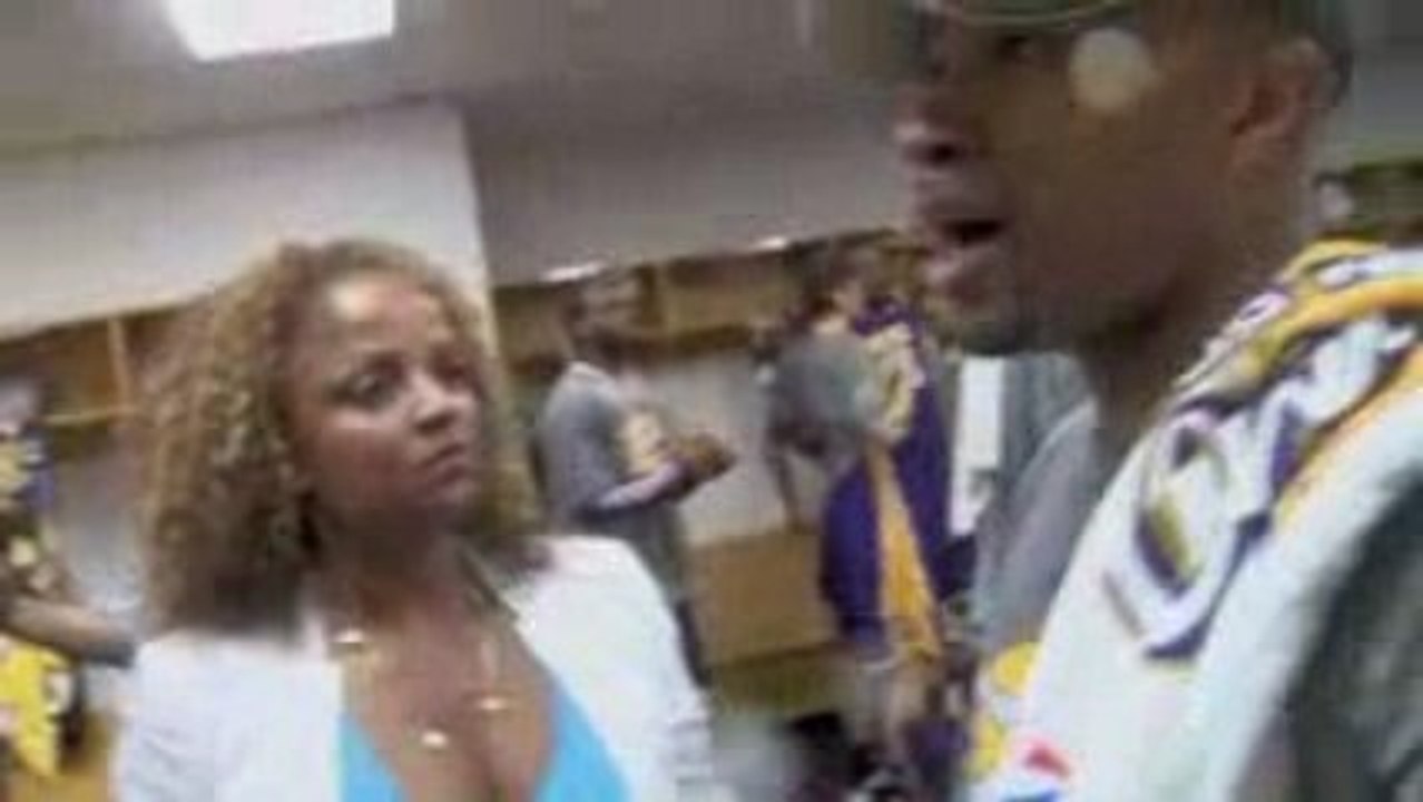 Lakers celebrate their 15th NBA championshipm 2009
