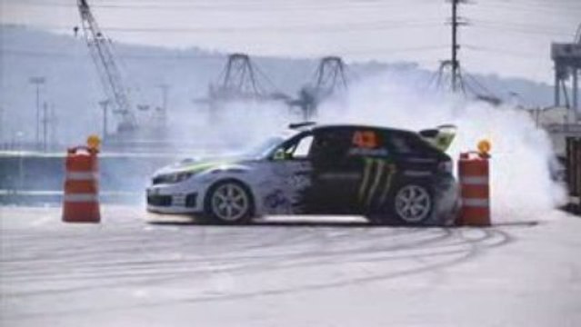 drift subaru monster ken block