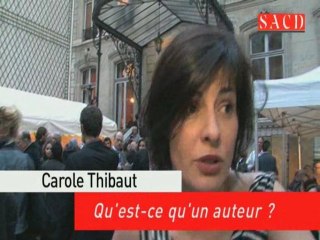 Carole Thibaut : qu'est-ce qu'un auteur ?