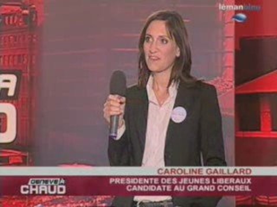 Caroline Gaillard sur Léman Bleu