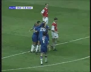 [1994/95 PL] Chelsea 2-1 Arsenal Highlights