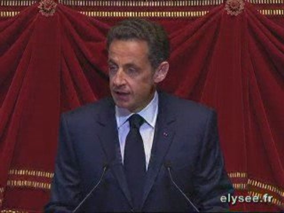 Discours Nicolas Sarkozy devant le Congrès - 22 juin 2009