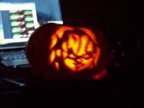 SCULPTURE HALLOWEEN jack o lantern Chucky halloween pumpkin. le treport. pingou 76 mic