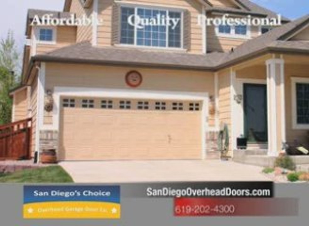 San Diego Overhead Garage Door Service and Repair