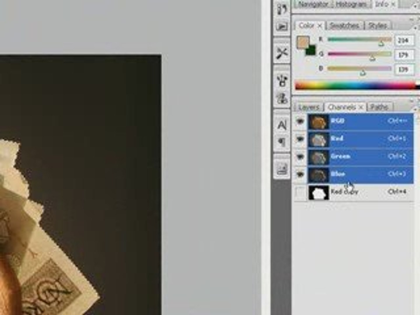 ⁣Photoshop Selecciones - Canales Photoshop