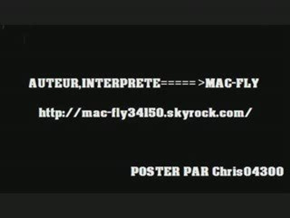 Mac-fly C'est elle