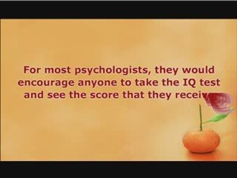 Test Intelligence With An IQ Test