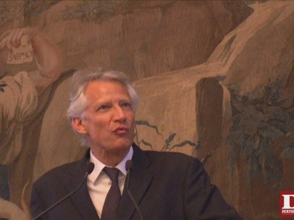 Roland Ries (PS) et Dominique de Villepin (UMP)