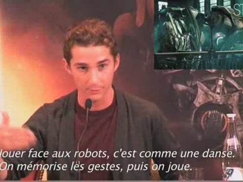 Shia LaBeouf se dévoile sur Transformers 2