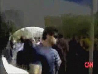 Iranian girl and her dad moments before being shot dead