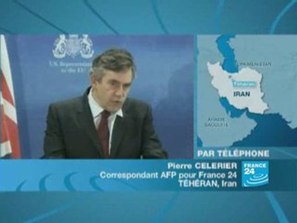 Iran - protestations: pression sur l'ambassade britannique