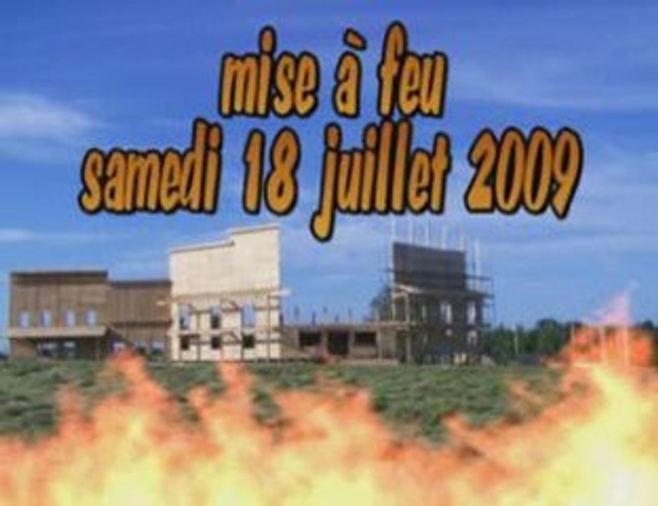 feu de St Jean Fontenoy 2009 (contruction partielle)