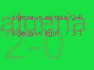 Algeria Defeats Zambia 2-0