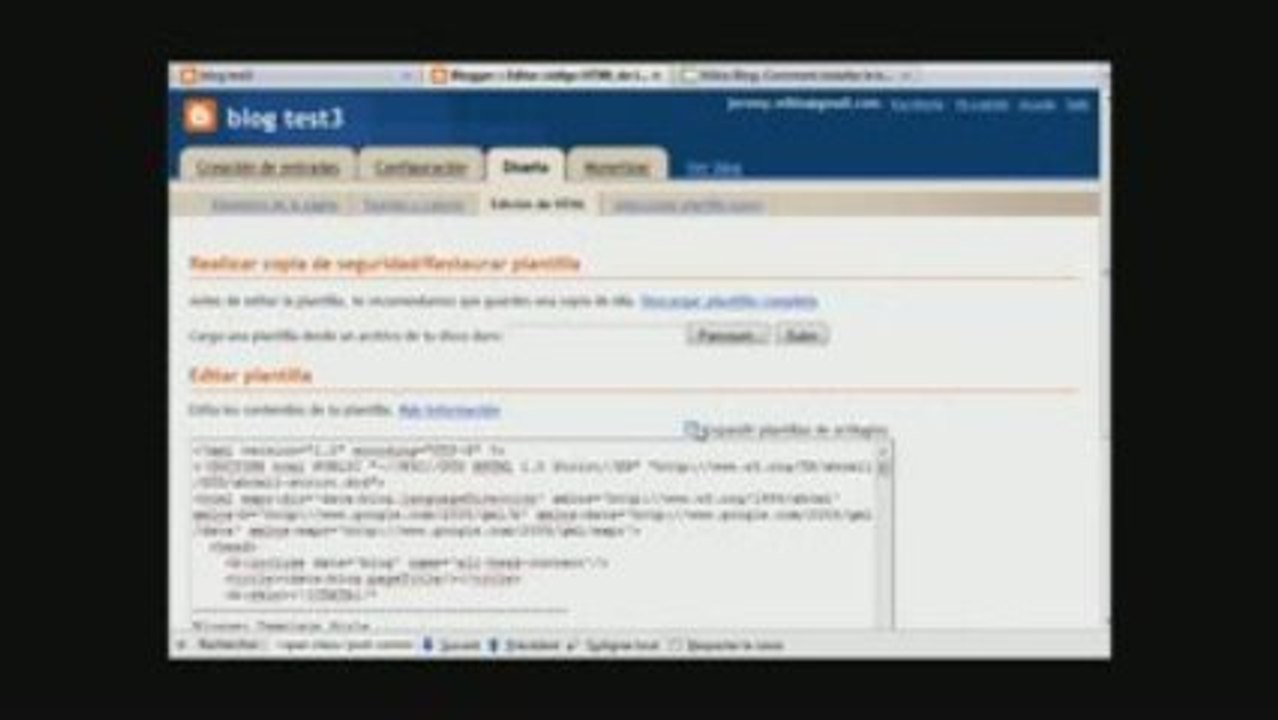 Instalar el botón para compartir en Blogger, segundo método