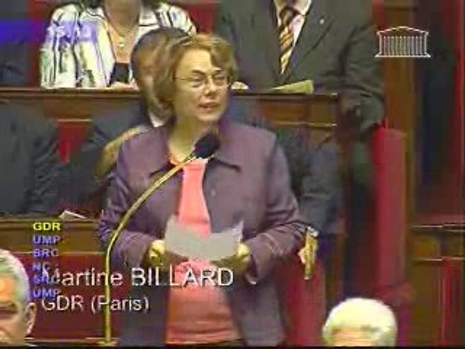 Crise écologique et sociale - Martine Billard 23/06/09