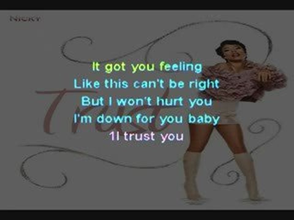 Keyshia Cole  Monica Trust Karaoke On-Screen Lyrics