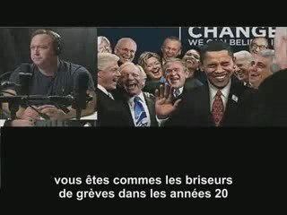 1/3  Alex Jones :  nouveaux pouvoirs pour la Fed  S/T