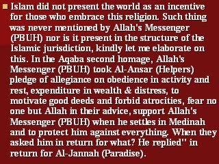 Removing the Suspicion that the Prophet incited with money