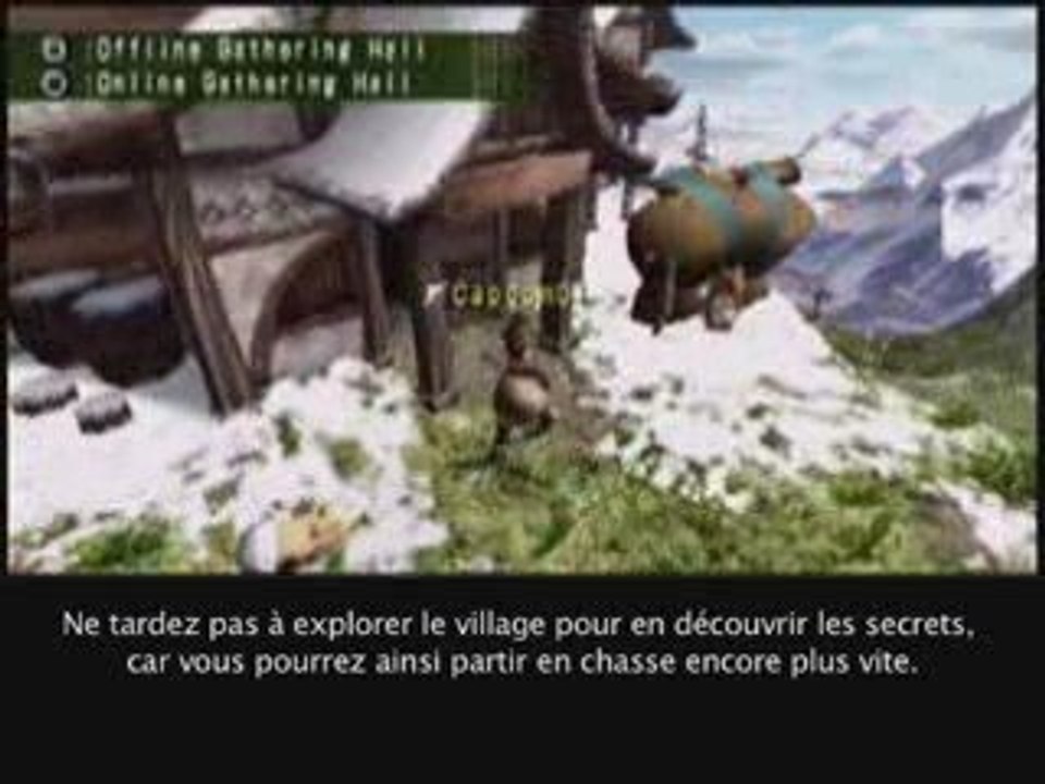 Monster Hunter Freedom Unite - Tutorial 1 FR