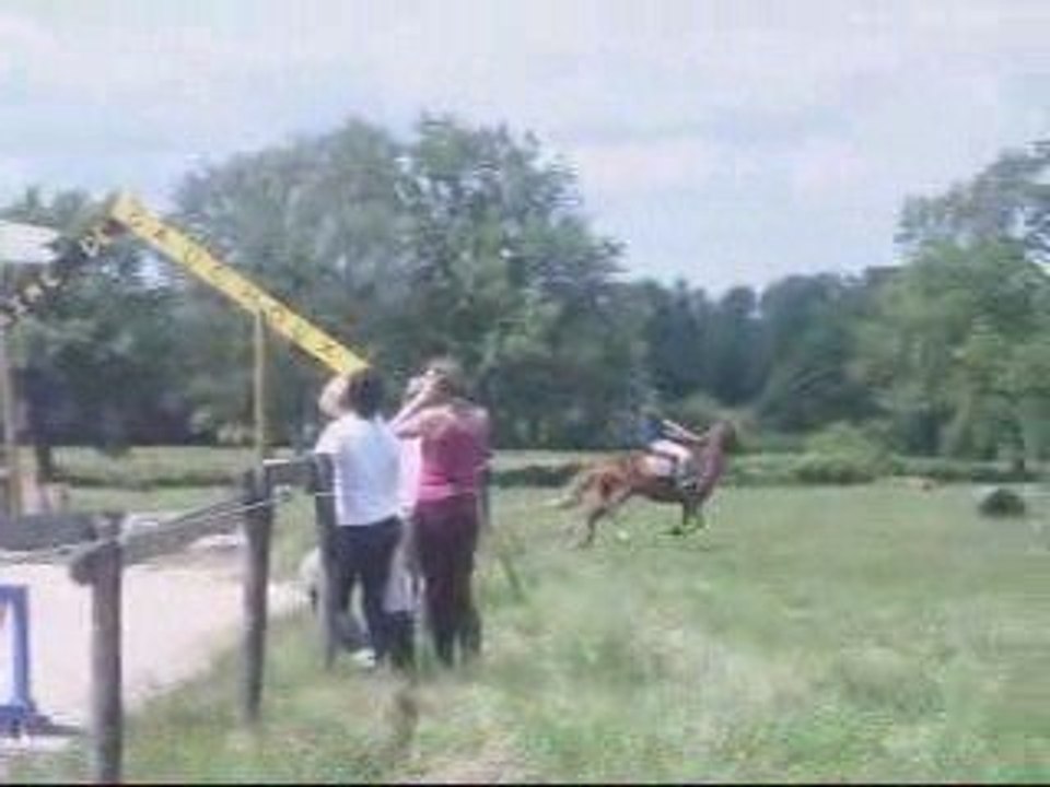 Ma maman flip sur un concours presque chute