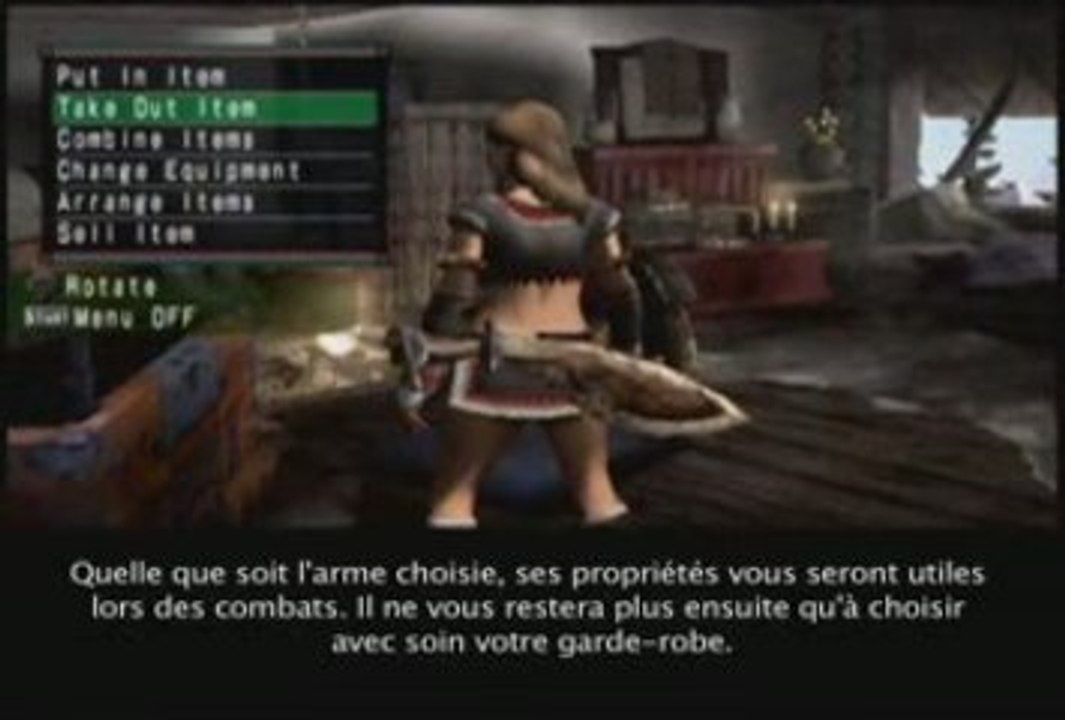 Monster Hunter Freedom Unite - Tutorial 2 FR