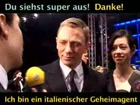 James Bond - Quantum of Solace - Daniel Craig meets Daniele