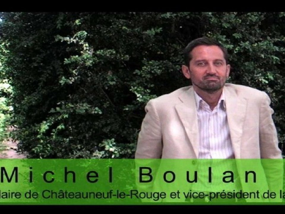 Aix Municipales, M. Michel Boulan soutient Maryse.