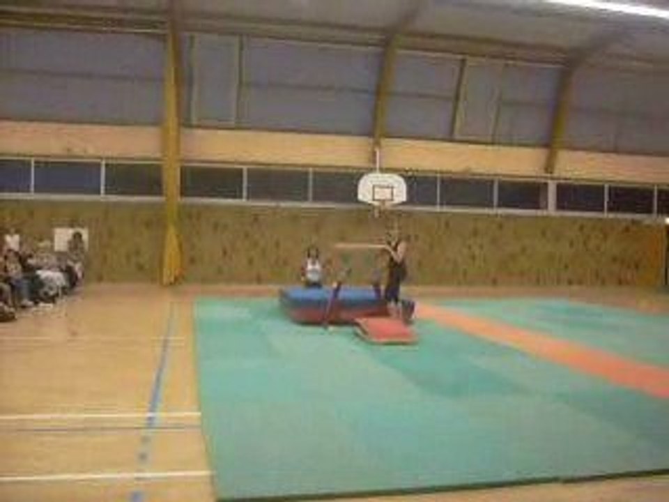 Elsie, Lucile et Célia au saut